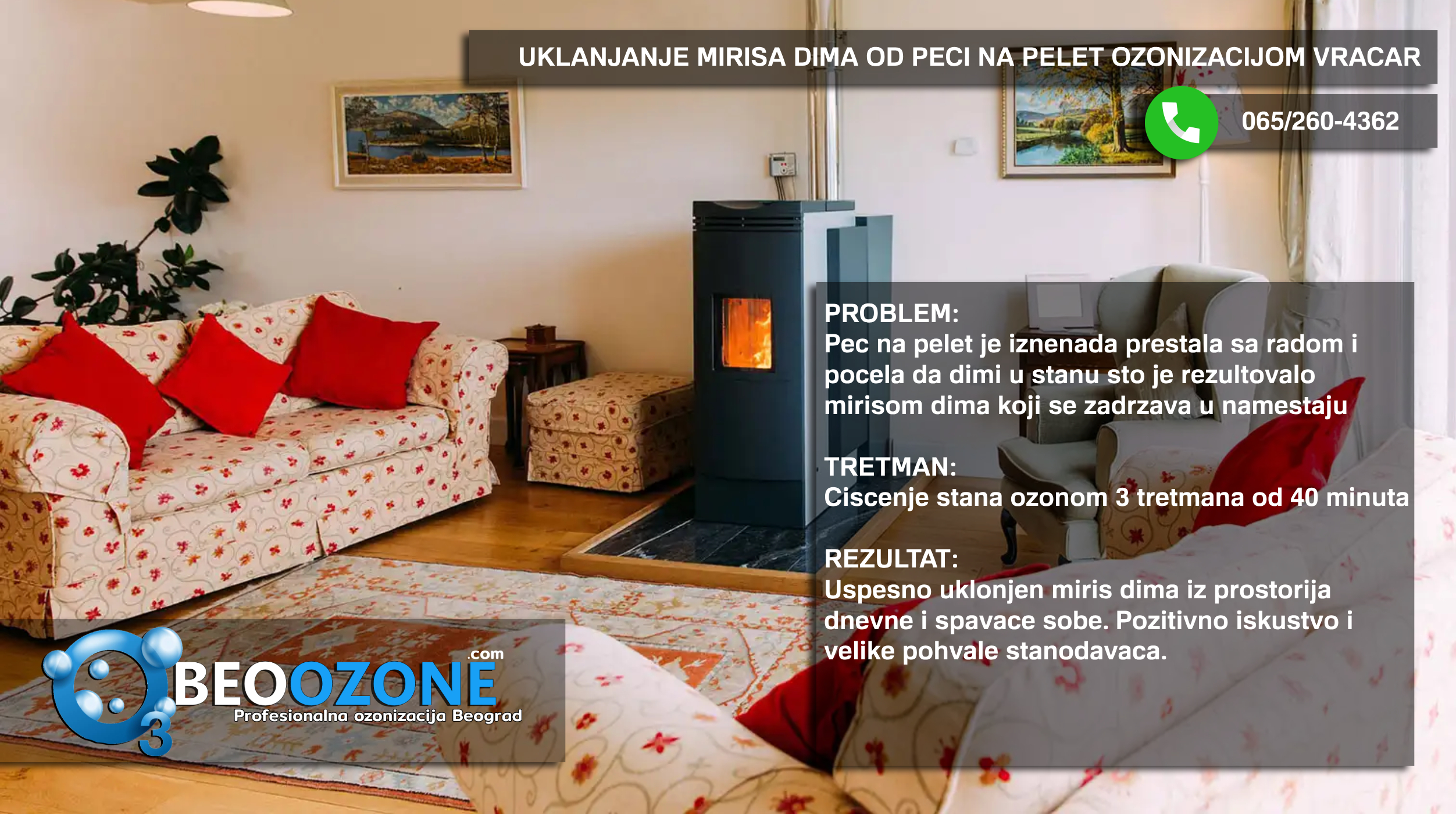 Iskustva - Ciscenje stana - Vracar Krunski Venac - Golsvordijeva - Uklanjanje mirisa dima iz namestaja&hellip;